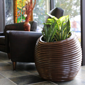 Spiral Distinctive Organic Planter Pot